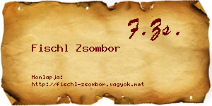 Fischl Zsombor névjegykártya